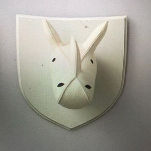 RH baby & child-Wool felt Rhino head. NWT